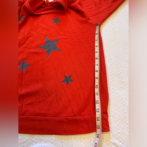 Loungewear Set SUNDRY top & pants Blue Stars in Red Size L/XL (3-4) - Picture 5 of 16